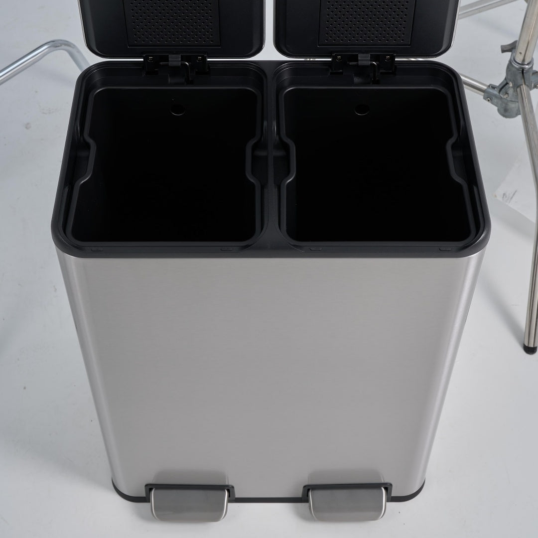 SSTC602-60L-S, Stainless Steel Kitchen Trash Can, 60L