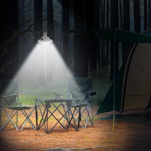 Solar Camping Light Portable Outdoor Hanging LED Bulb Lamp Lantern Emergency Light For Camping Hiking