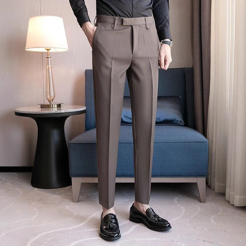 British-style Dapper Mens Dress Pants For Men