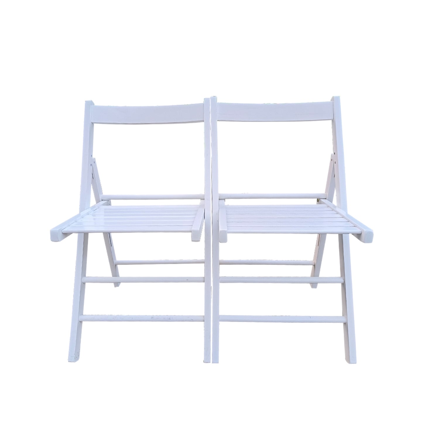FOLDING CHAIR-2 S, FOLDABLE STYLE -WHITE