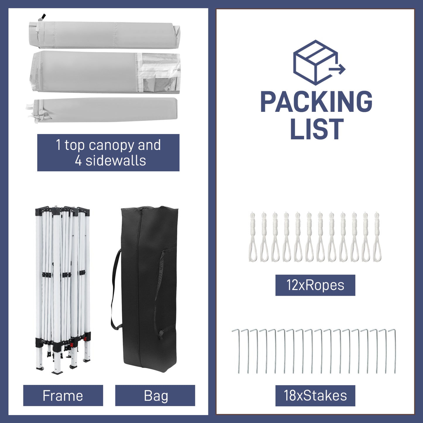 10x20ft White 4 Sides -2 Windows Folding Shed Oxford Cloth Spray Painted Iron Pipe Portable