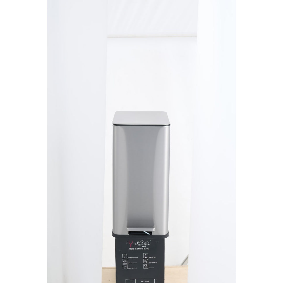 SSTC101-10L-S, Stainless Steel Kitchen Trash Can, 10L
