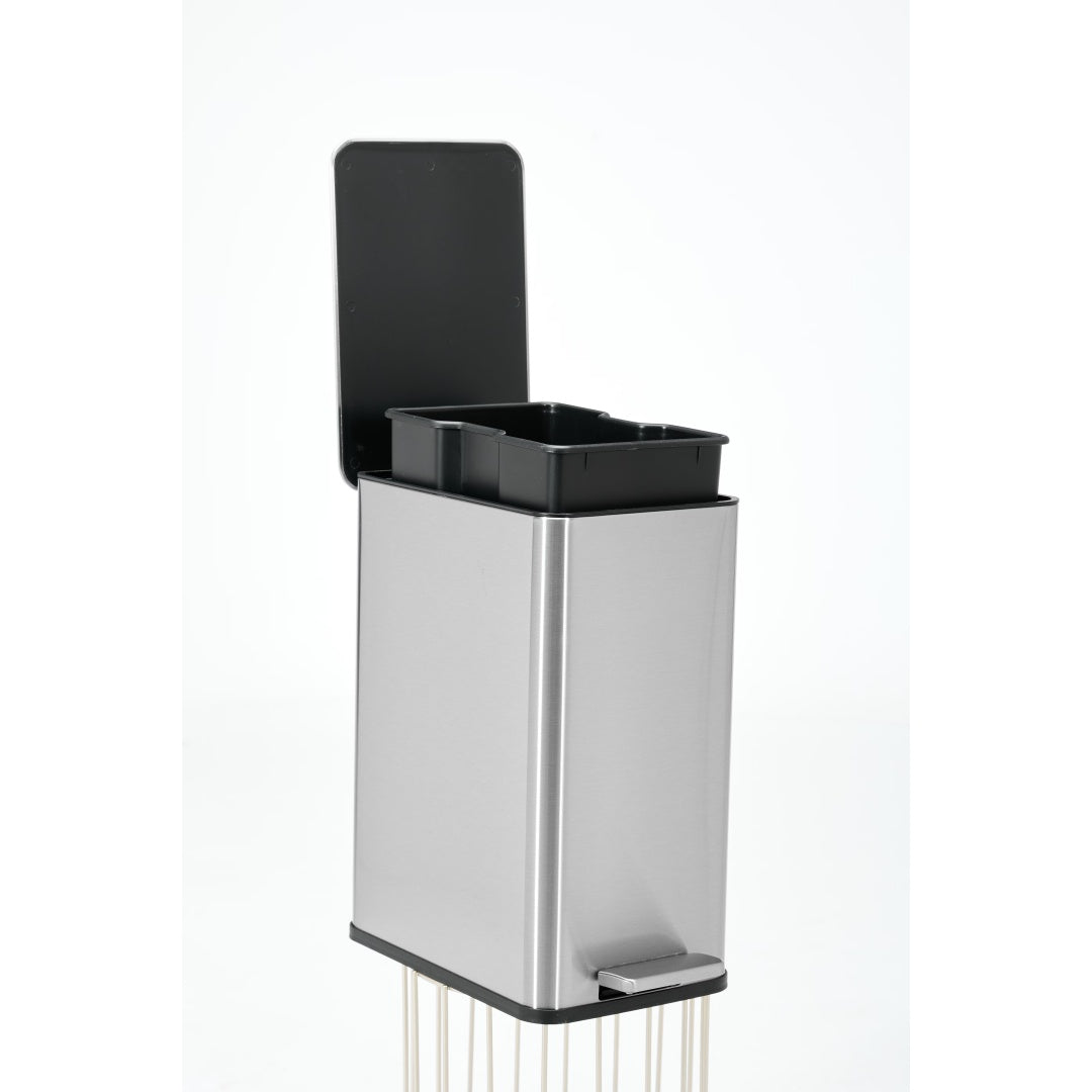 SSTC102-15L-S, Stainless Steel Kitchen Trash Can, 15L