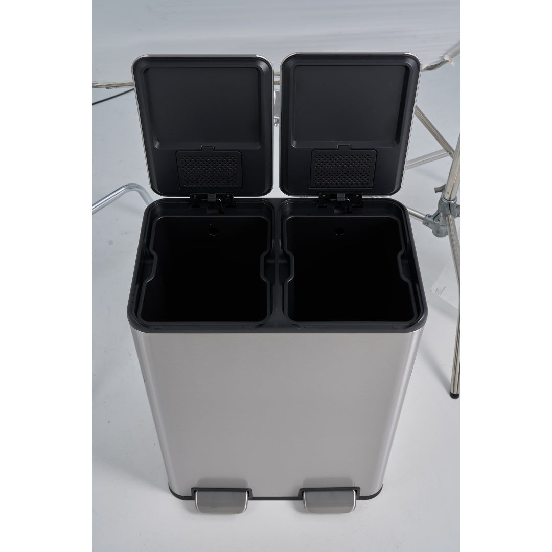 SSTC602-60L-S, Stainless Steel Kitchen Trash Can, 60L