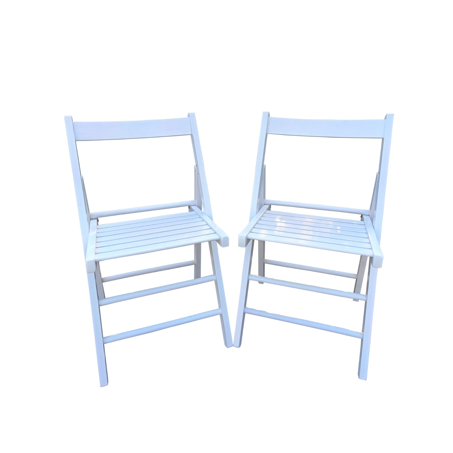 FOLDING CHAIR-2 S, FOLDABLE STYLE -WHITE