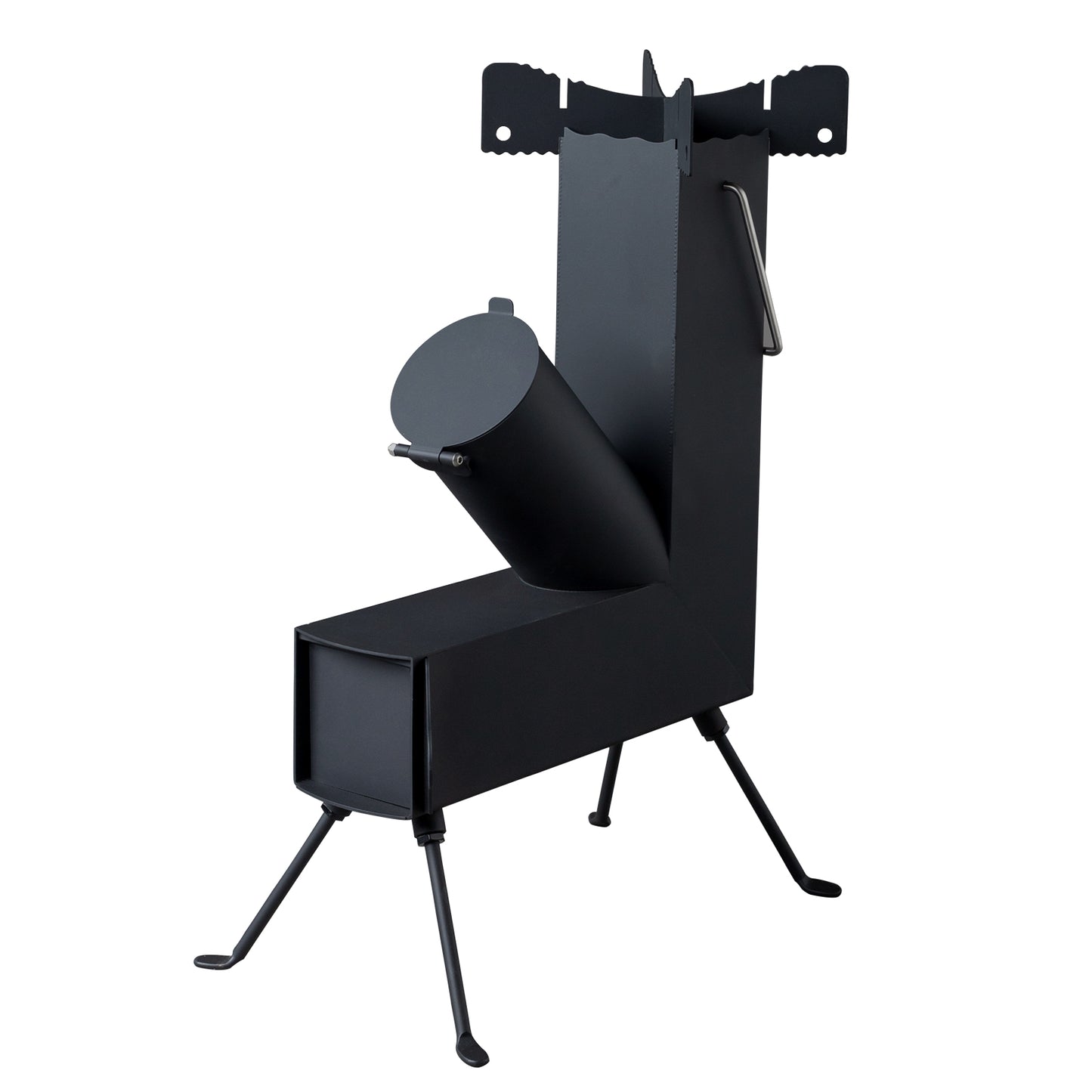 Black Wrought Iron Panels, Camping Stove