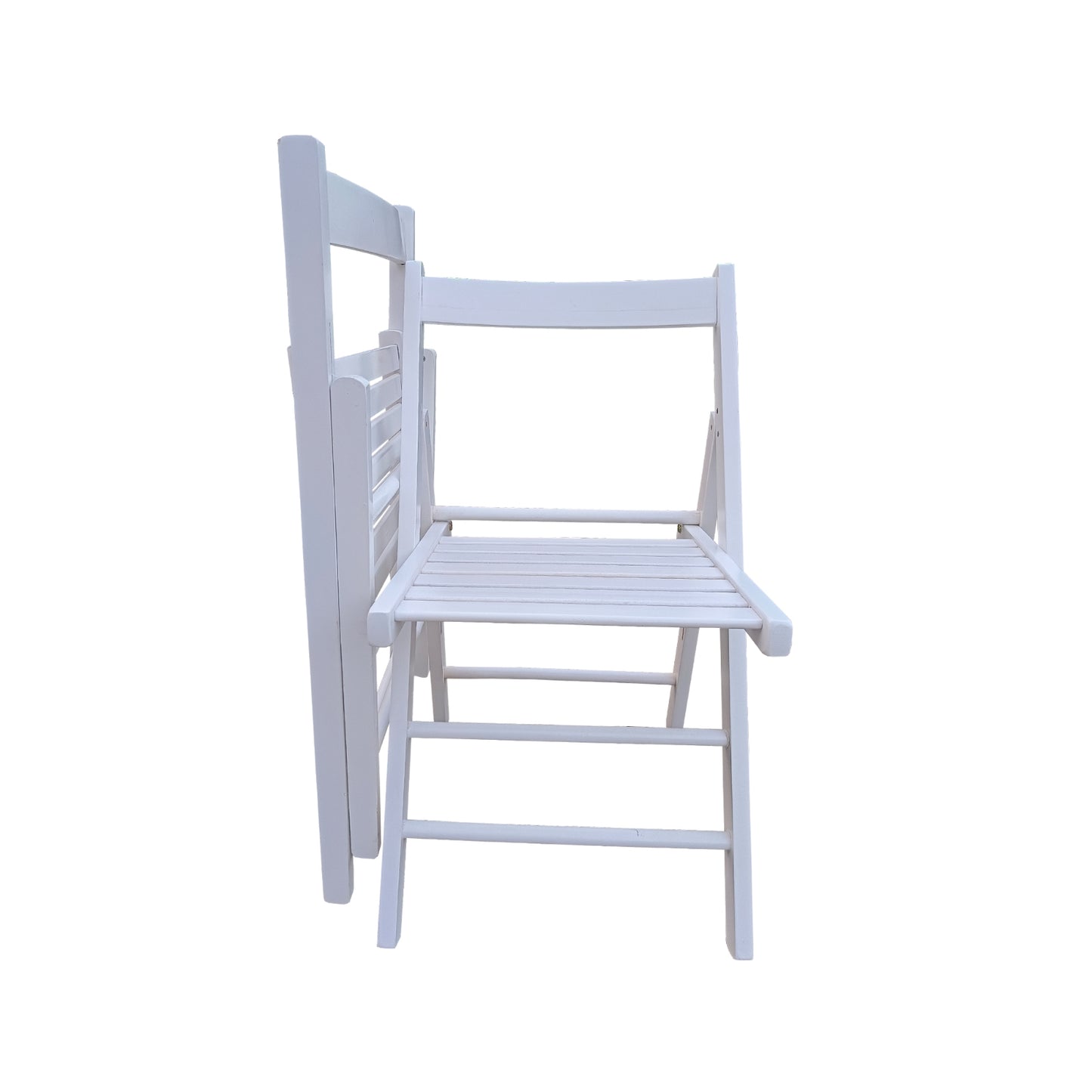 FOLDING CHAIR-2 S, FOLDABLE STYLE -WHITE