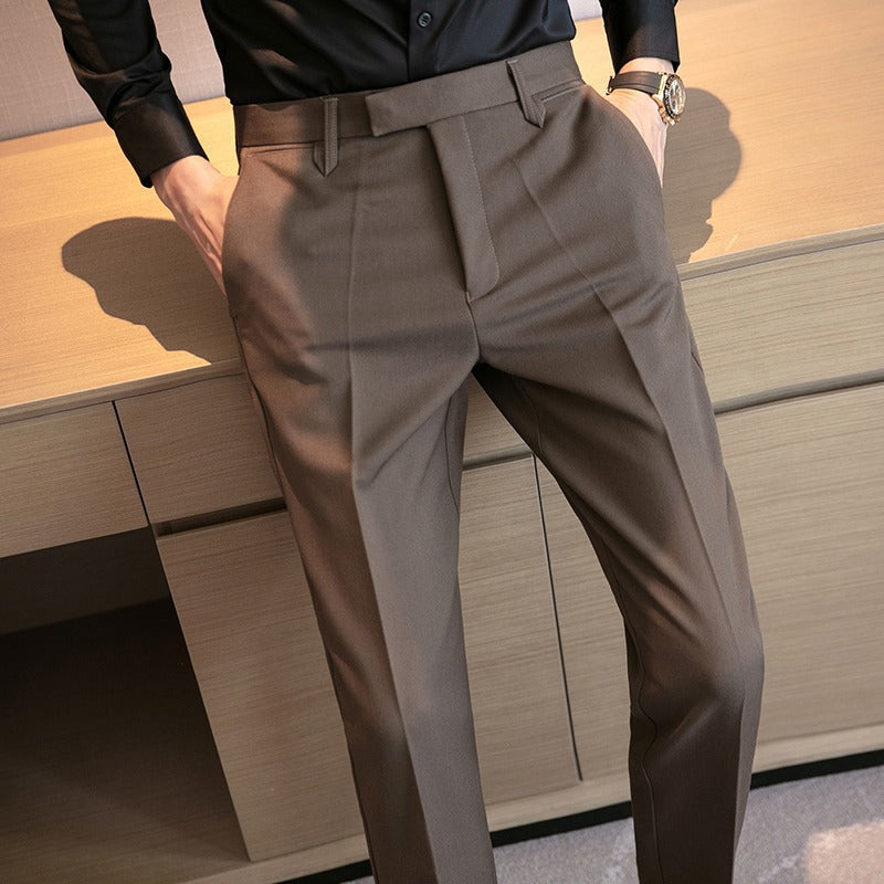 British-style Dapper Mens Dress Pants For Men