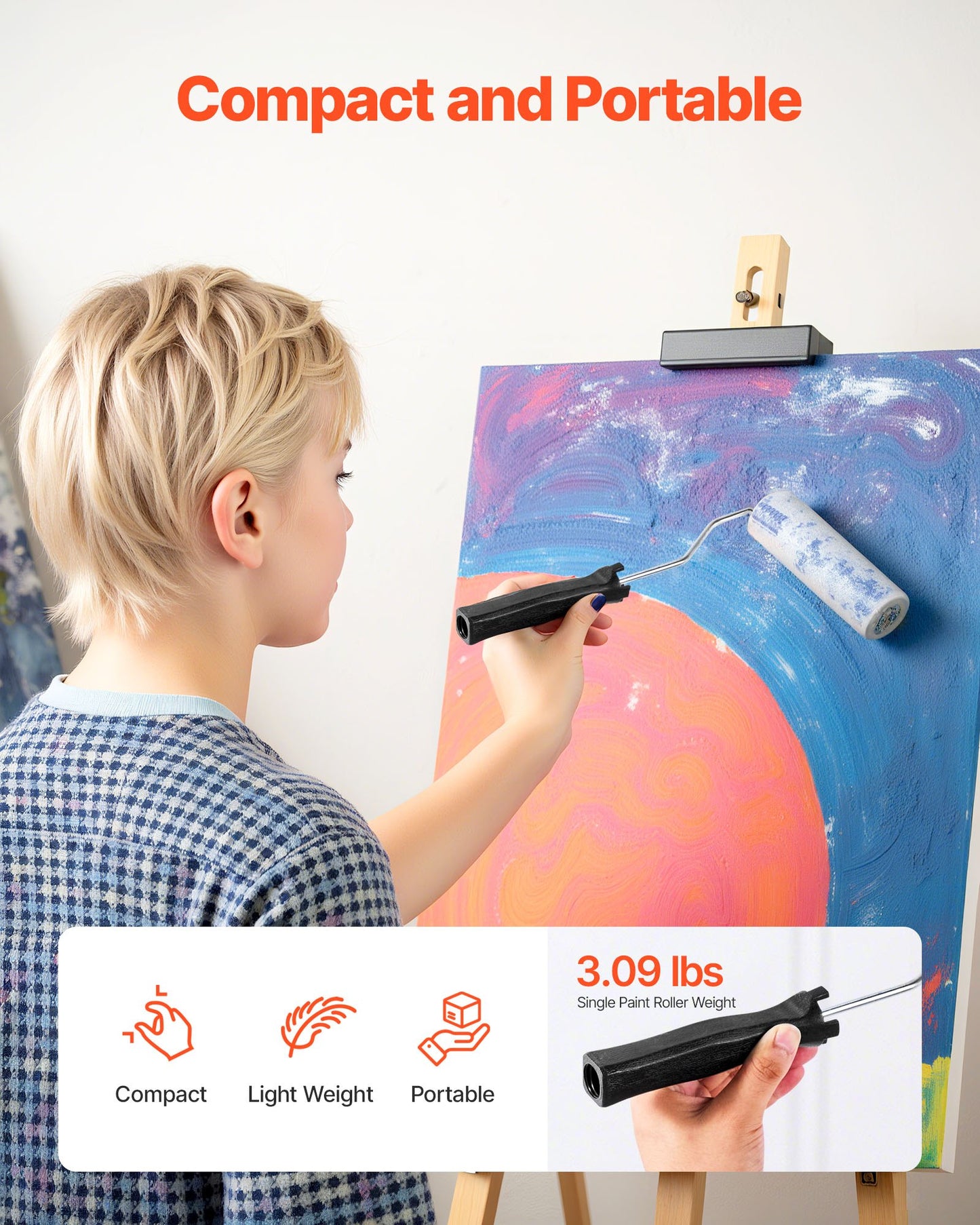 4 Inch Paint Roller Frame Paint Handles 12 Pack Mini Painting Supplies Black